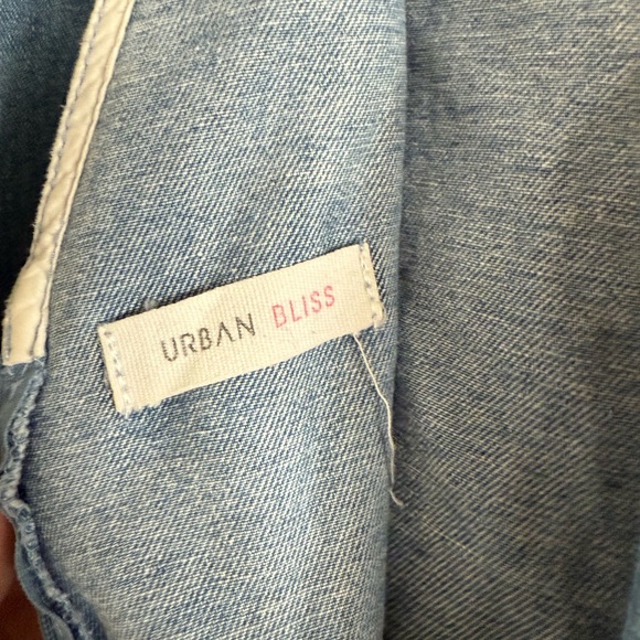 ASOS CURVE - Jean Ruffle Dress - Picture 4 of 5